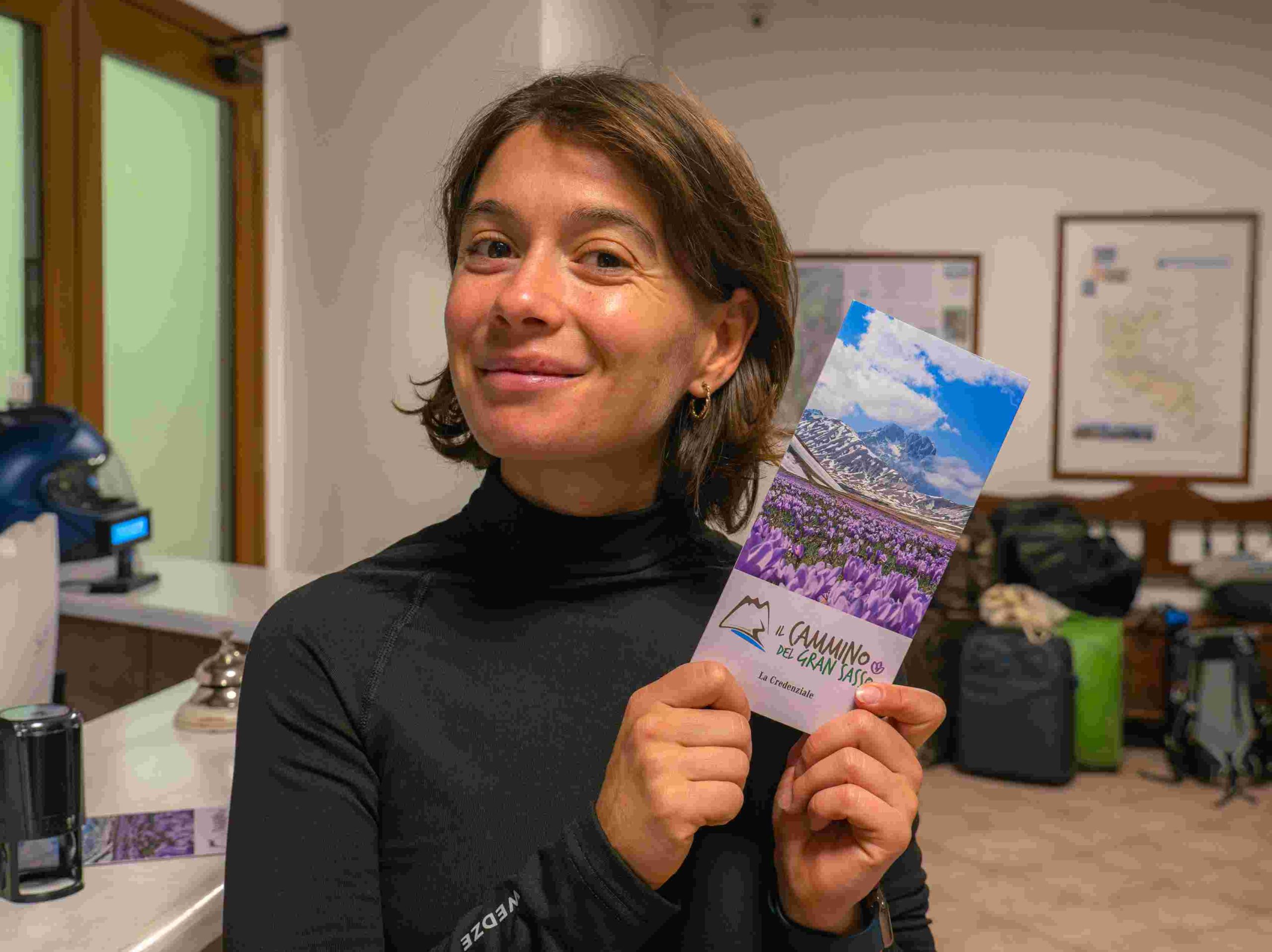 La credenziale e attestato del Cammino del Gran Sasso